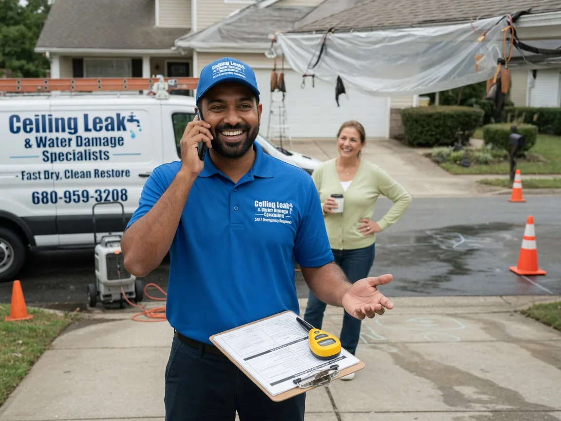 Ceiling Leak Cleanup Trenton, MO FAQs